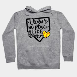 There’s No Place Like Home Softball Hoodie